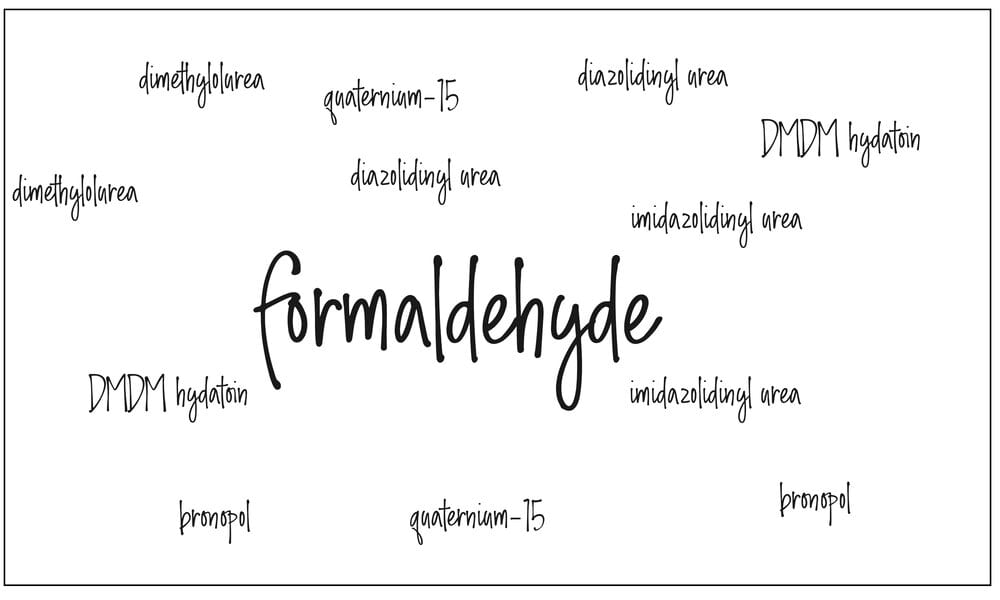 Formaldehyde and it's related names and releasers