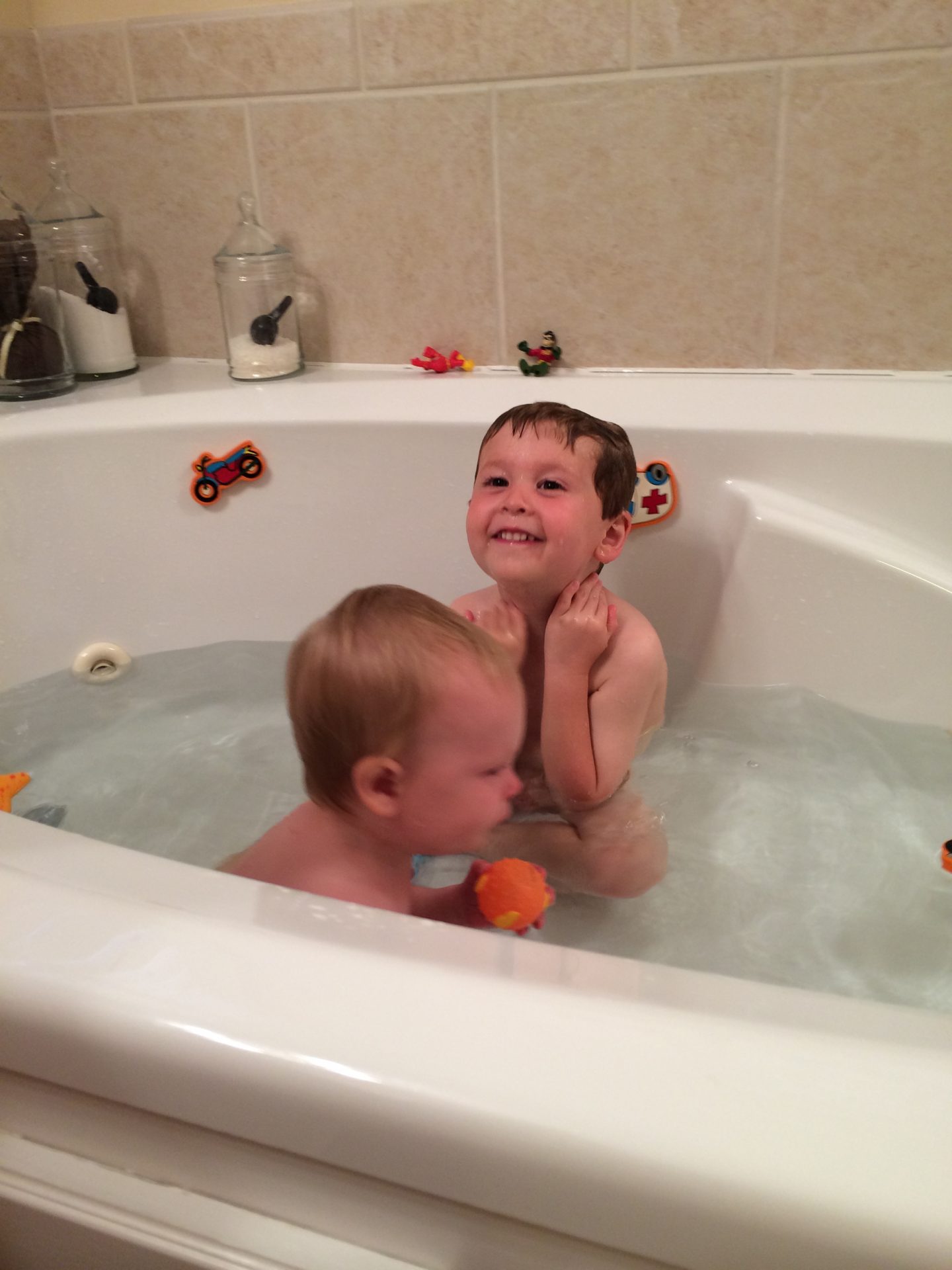 Babies in Bathtub