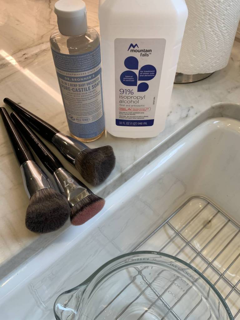 How to clean makeup clearance brushes without brush cleaner